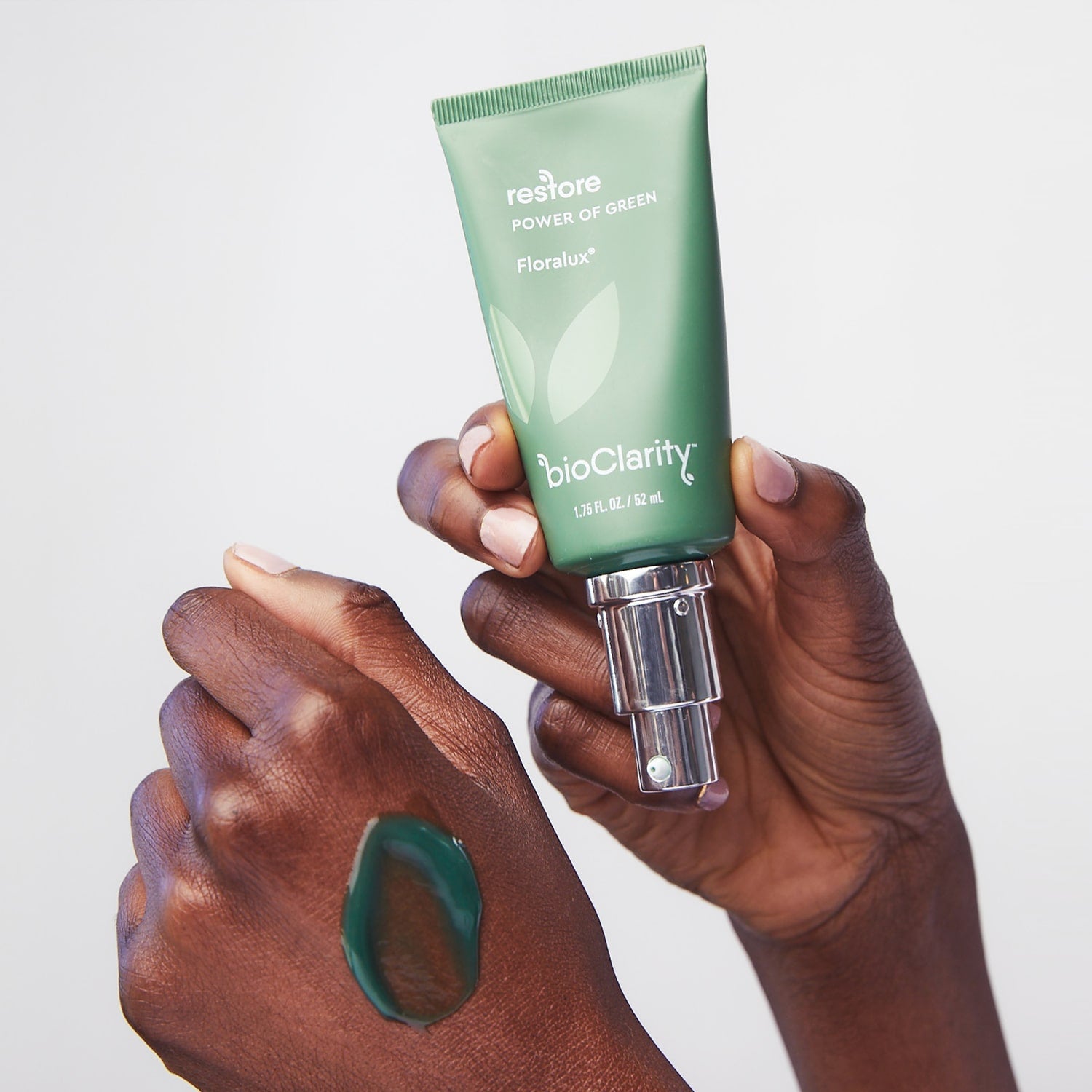 Step 3: Restore - Plant-based, green gel to soothe and calm skin 